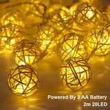 Elk Bell String Light LED Christmas Decor For Home Hanging Garland Christmas Tree Decor Ornament 2019 Navidad Xmas Gift New Year