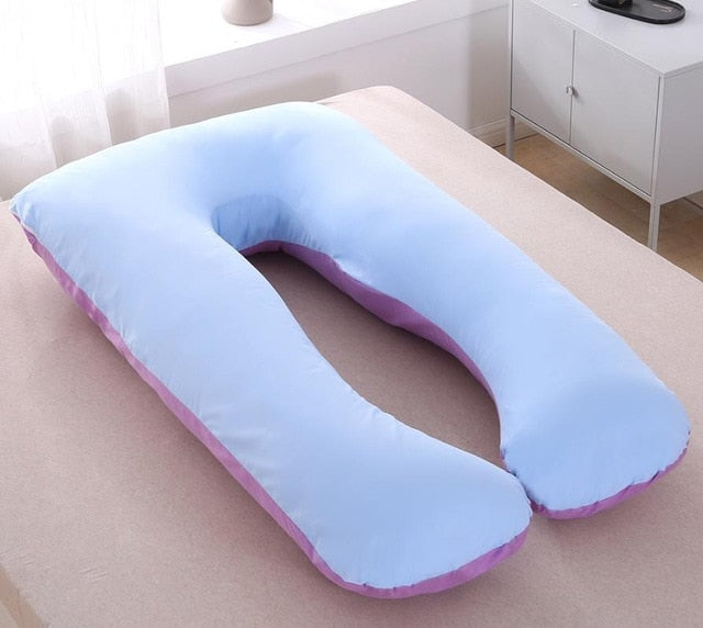 Pregnant Women Sleeping Support Pillow Cotton Pillowcase U Shape Maternity Pillows Pregnancy Side Sleeper Bedding Dropshipping