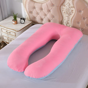 Pregnant Women Sleeping Support Pillow Cotton Pillowcase U Shape Maternity Pillows Pregnancy Side Sleeper Bedding Dropshipping