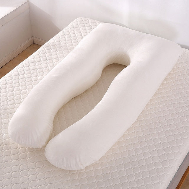 Pregnant Women Sleeping Support Pillow Cotton Pillowcase U Shape Maternity Pillows Pregnancy Side Sleeper Bedding Dropshipping