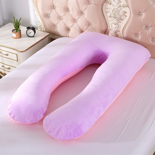 Pregnant Women Sleeping Support Pillow Cotton Pillowcase U Shape Maternity Pillows Pregnancy Side Sleeper Bedding Dropshipping