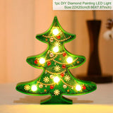 Elk Bell String Light LED Christmas Decor For Home Hanging Garland Christmas Tree Decor Ornament 2019 Navidad Xmas Gift New Year