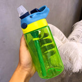 New 500ML 4 Colors Baby Water Bottles Infant Newborn Cup Children Learn Feeding Straw Juice Drinking Bottle BPA Free for Kids